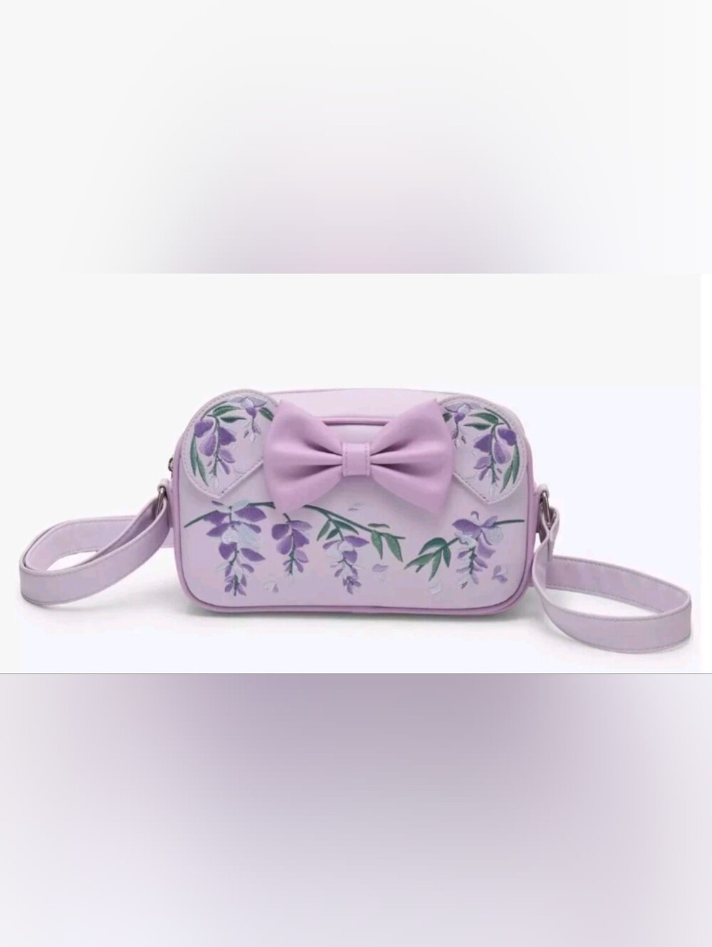 NWT Loungefly Disney Minnie Mouse Wisteria Ears Floral Scented Crossbody Bag